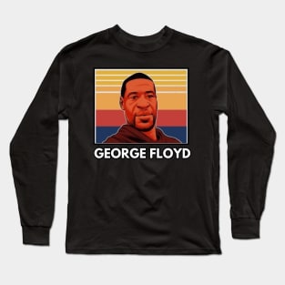 George Floyd I Can't Breathe. Long Sleeve T-Shirt